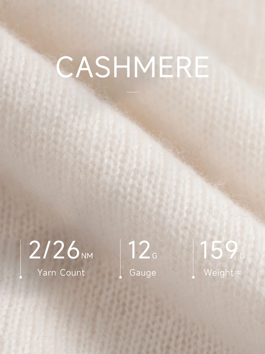 100% Cashmere Women's Round Neck Knit sweater - Image 26