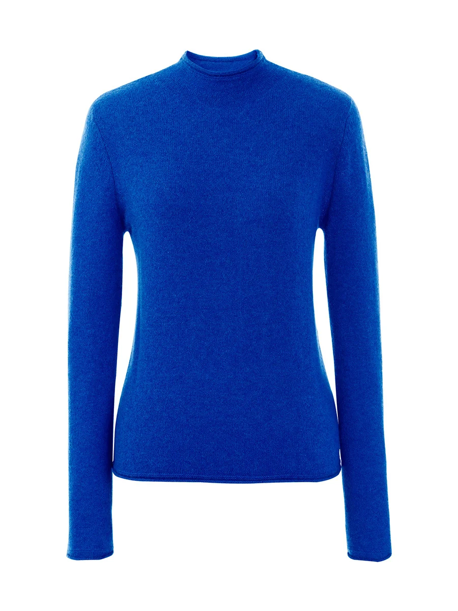 100% Cashmere Women's Round Neck Knit sweater - Image 71