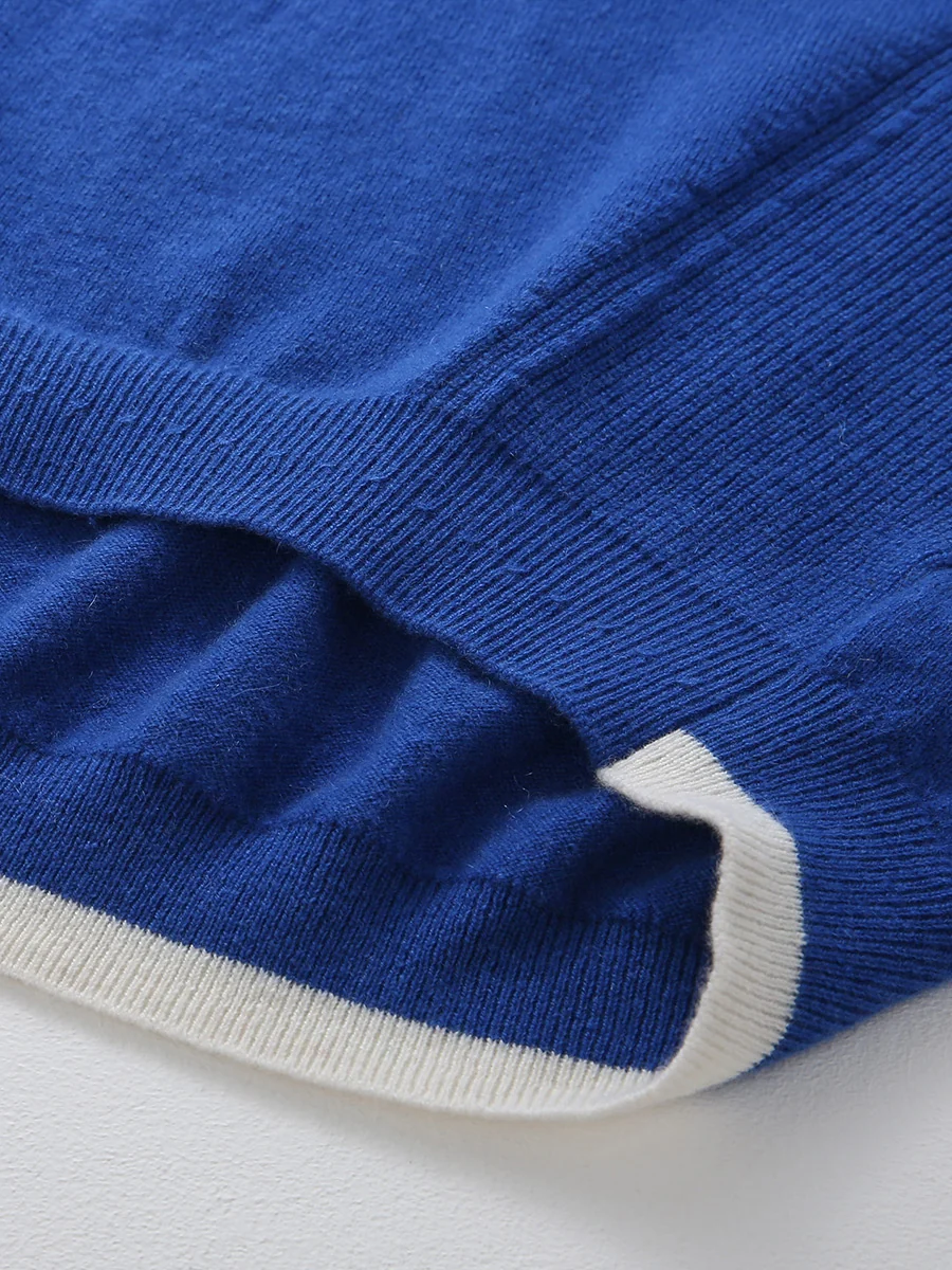 100% Cashmere Women's Sailor Collar Sweater - Image 19