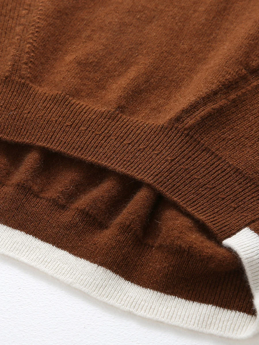 100% Cashmere Women's Sailor Collar Sweater - Image 28